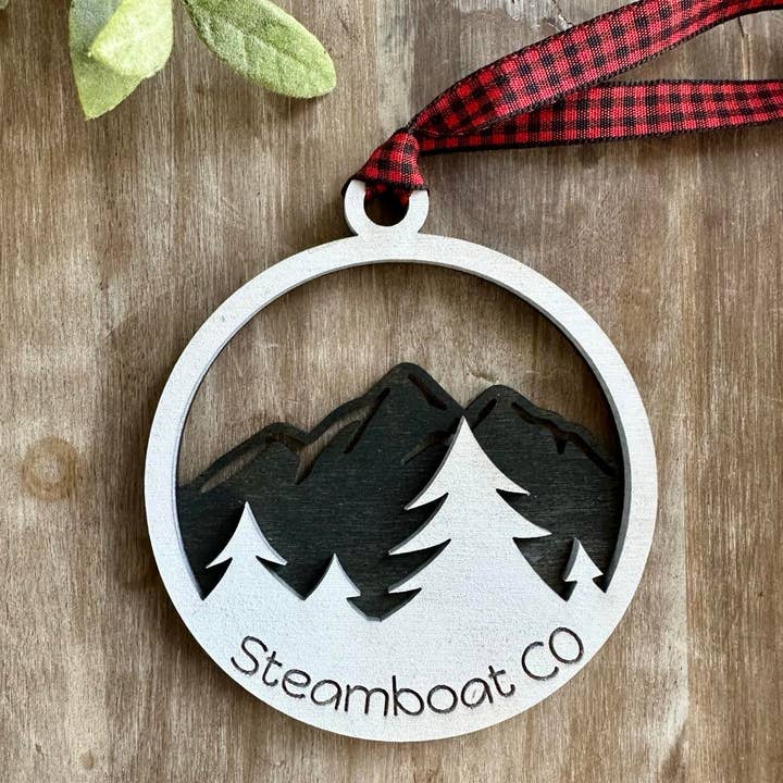 True Life Concepts - Wholesale Ornament - Mountain christmas ornaments, colorado gifts for tourists
