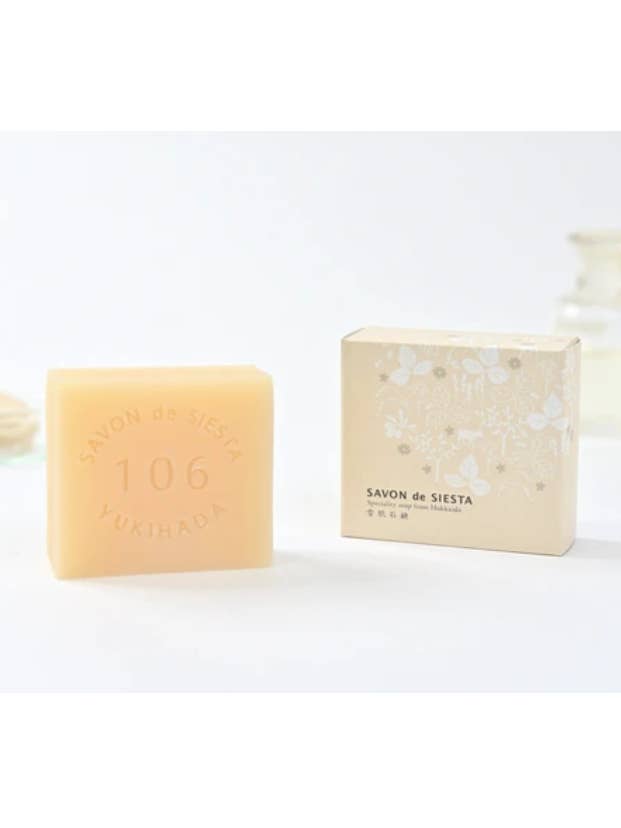 SAVON de SIESTA Yukihada Sake Lees Soap for wholesale by 「FUNJI」In Japan