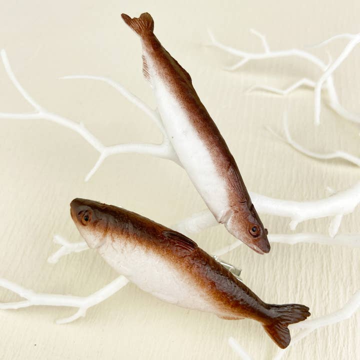 Funny simulated fish hair clip for wholesale by mildstyles