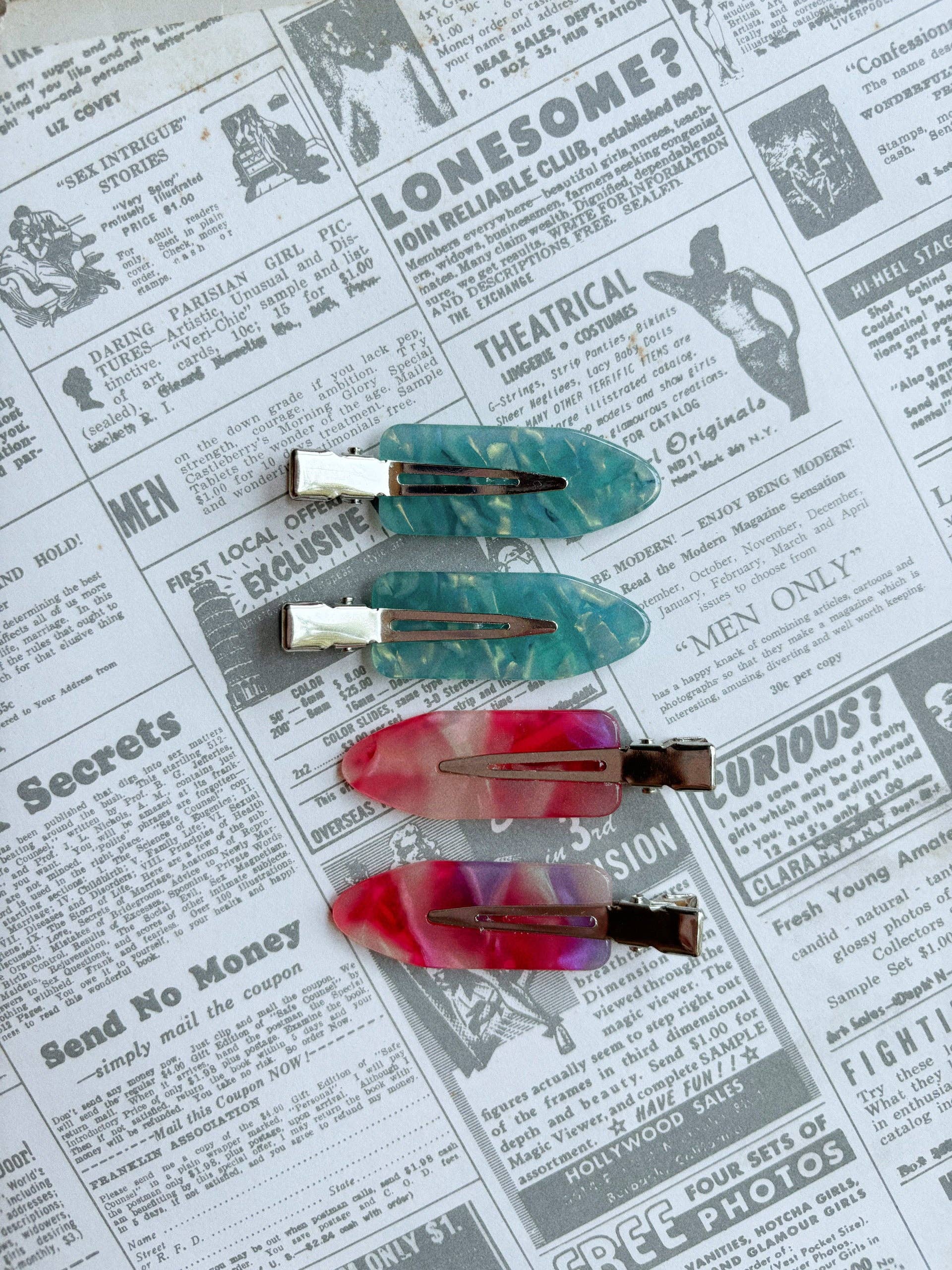 Hey Ricochet - Wholesale Hair Clip - Women's - Addison Setting Clips3