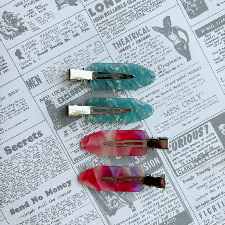 Hey Ricochet - Wholesale Hair Clip - Women's - Addison Setting Clips3