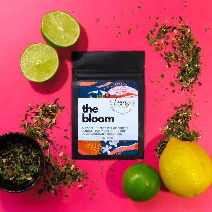The Bloom - Fruit-Forward, Caffeine-Free Loose Tea for wholesale by Loosely Tea Company