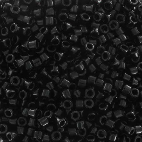 5g Miyuki Delica 11/0 uigennemsigtig sort DB-10 for engroshandel hos Fais-le toi-même