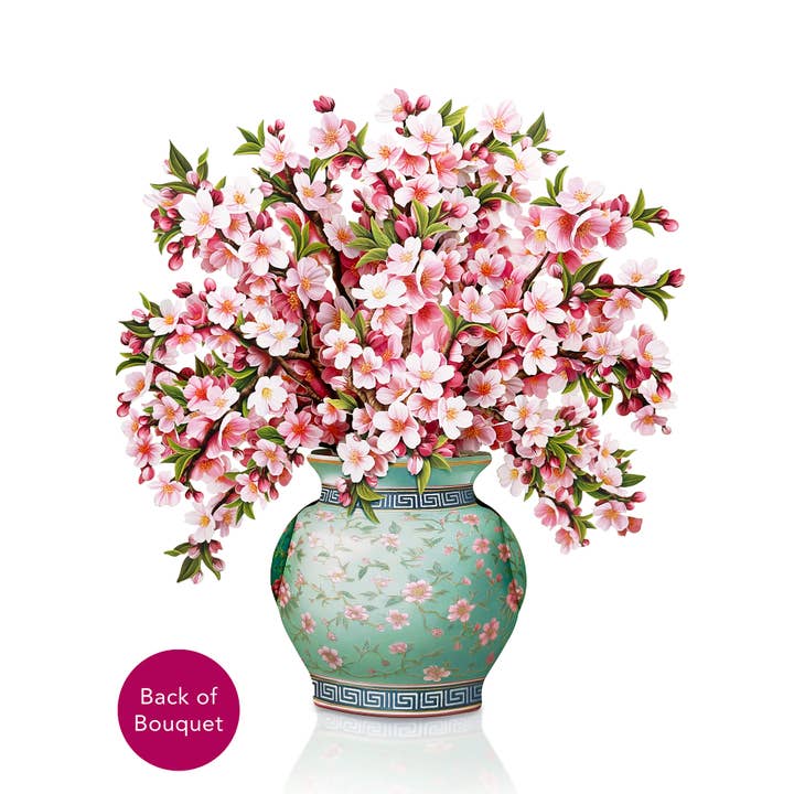 FreshCut Paper LLC - Wholesale Everyday Greeting Card - Japanese Cherry Blossoms (8 Pop-up Greeting Cards)5