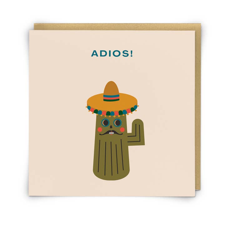 Redback Cards - Wholesale Goodbye Card - Adios Greeting Card