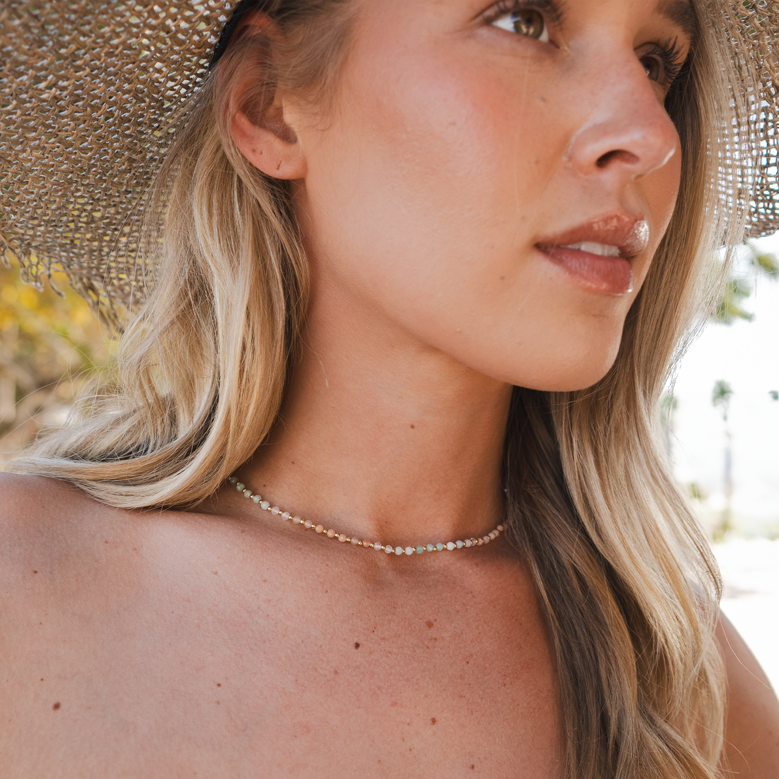 Lotus and Luna - Wholesale Beaded/Pearl Necklace - Positive Energy 3mm Healing Necklace5