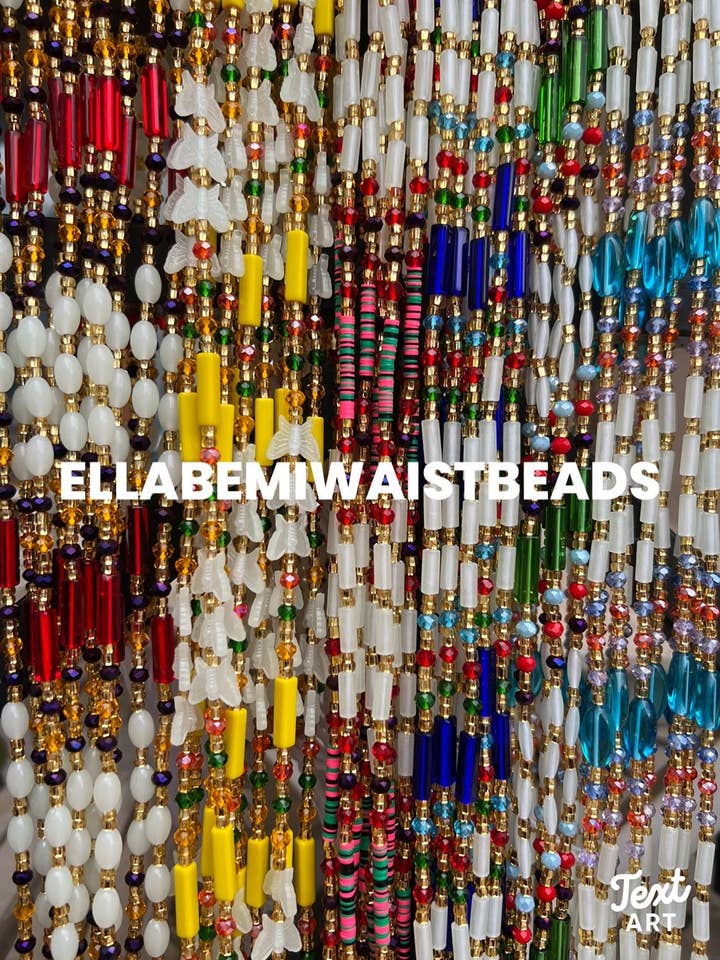 Glow N Dark Waist Beads and Tubes for wholesale by ELLABEMIBEADS