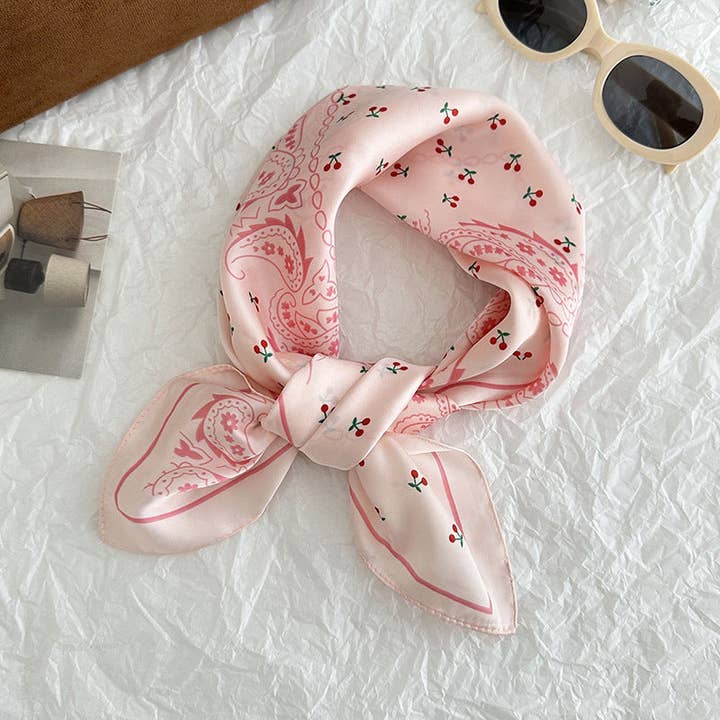 VividLux – wholesale Scarf – Women's – Neck Tie Square Scarf _AL-9311481