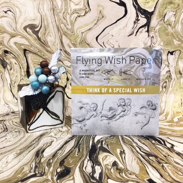 FLYING WISH PAPER ® - Wholesale Thinking of You Card - ANGELS / Mini Kit / 15 WISH PAPER™ + All Accessories
