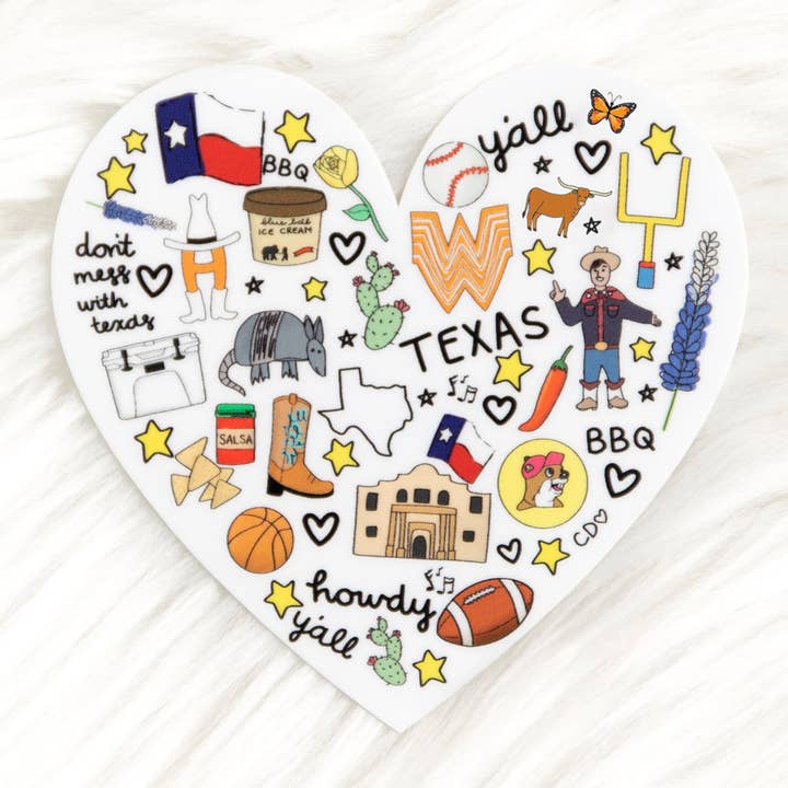 Love for Texas Decal Sticker for wholesale by Callie Danielle