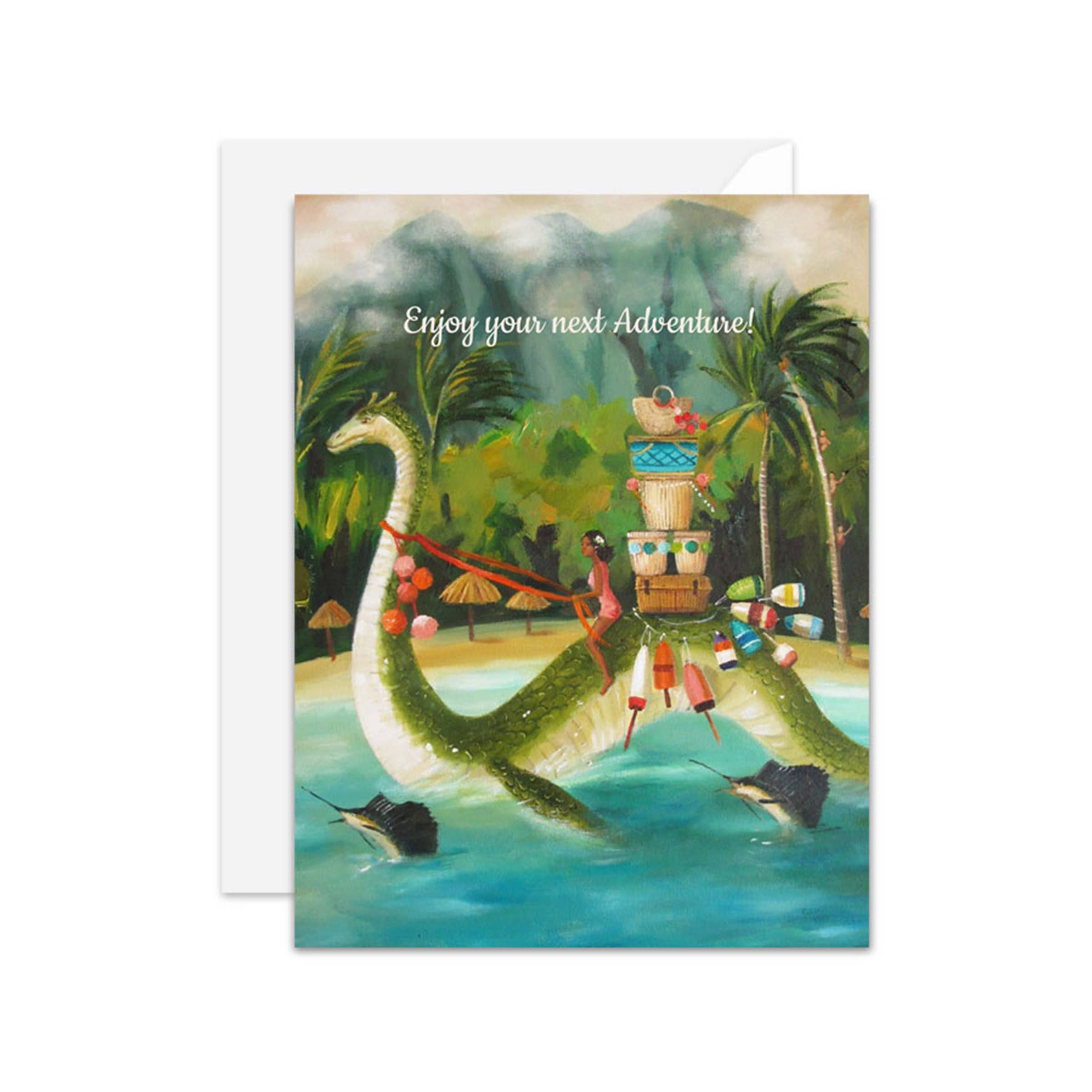 JANET HILL STUDIO - Wholesale Everyday Greeting Card - Enjoy Your Next Adventure Card