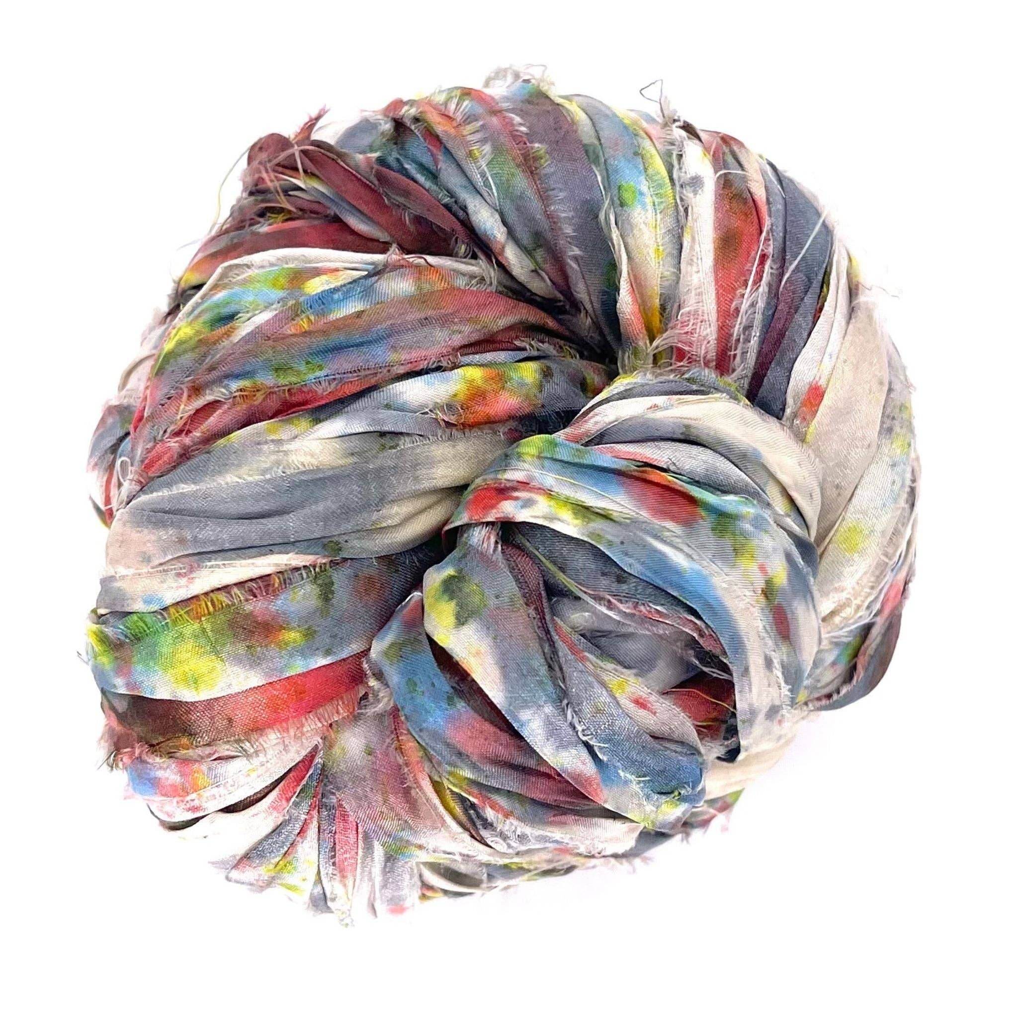 Darn Good Yarn - Wholesale Yarn - Small Batch Sari Ribbon4