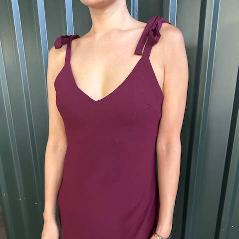 LuLus Mini-jurk met strik - D6757F voor wholesale door Audrey 3+1