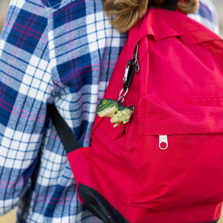 Sun Company / Big Discoveries - Wholesale Light-Up Toy - Kids & Baby - WildLight Animal Carabiner Flashlight - Green T-Rex4