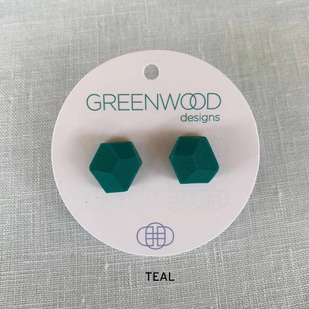 Greenwood Designs - Wholesale Stud/post earrings - Plain Rock Earrings18