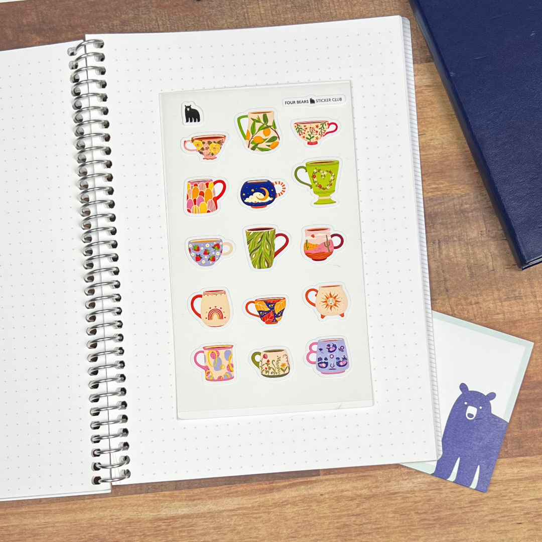 Four Bears Sticker Club - Wholesale Sticker - Brew-Tea-Ful1