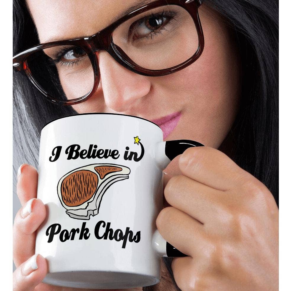 3dRose - Wholesale Coffee Mug - 3dRose, I Believe In Pork Chops, Mug1