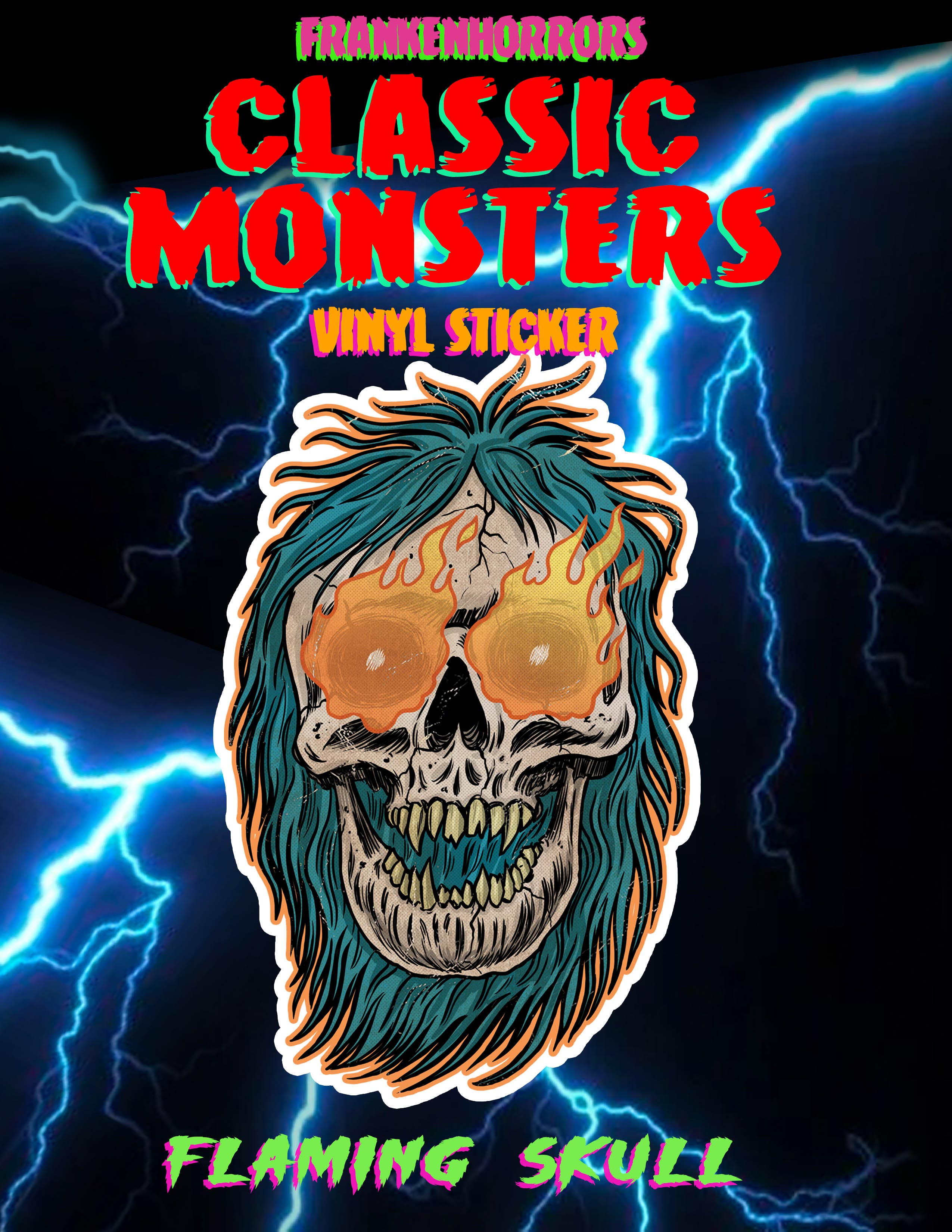 Xeno Pop - Wholesale Sticker - Stickerpakket van FrankenHorrors Terror Collection (6 stickers)5