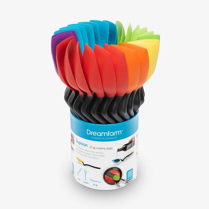 Supoon - Sit Up Scraping Spoon - Jar for wholesale by Dreamfarm