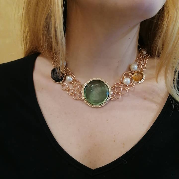 Patrizia Daliana - Wholesale Pendant/Charm Necklace - Patrizia Daliana | “Classic” Line - Necklace CO431