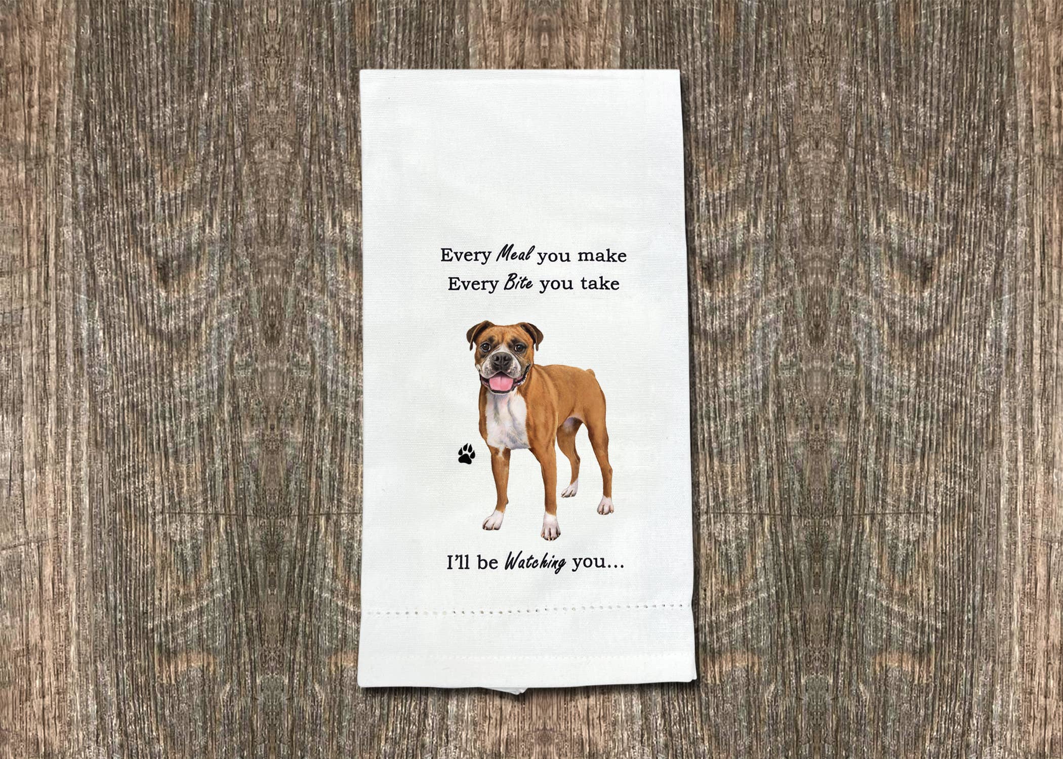 E&S Pets - Wholesale Tea Towel - Boxer Kitchen Towel4