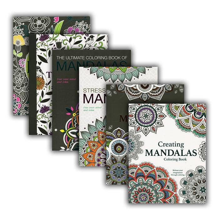 Luna Office Supply -  Everyday Essential – Engroshandel Malebog - Voksen – Mandalas malebog til voksne (20,3 x 27,9 cm)2