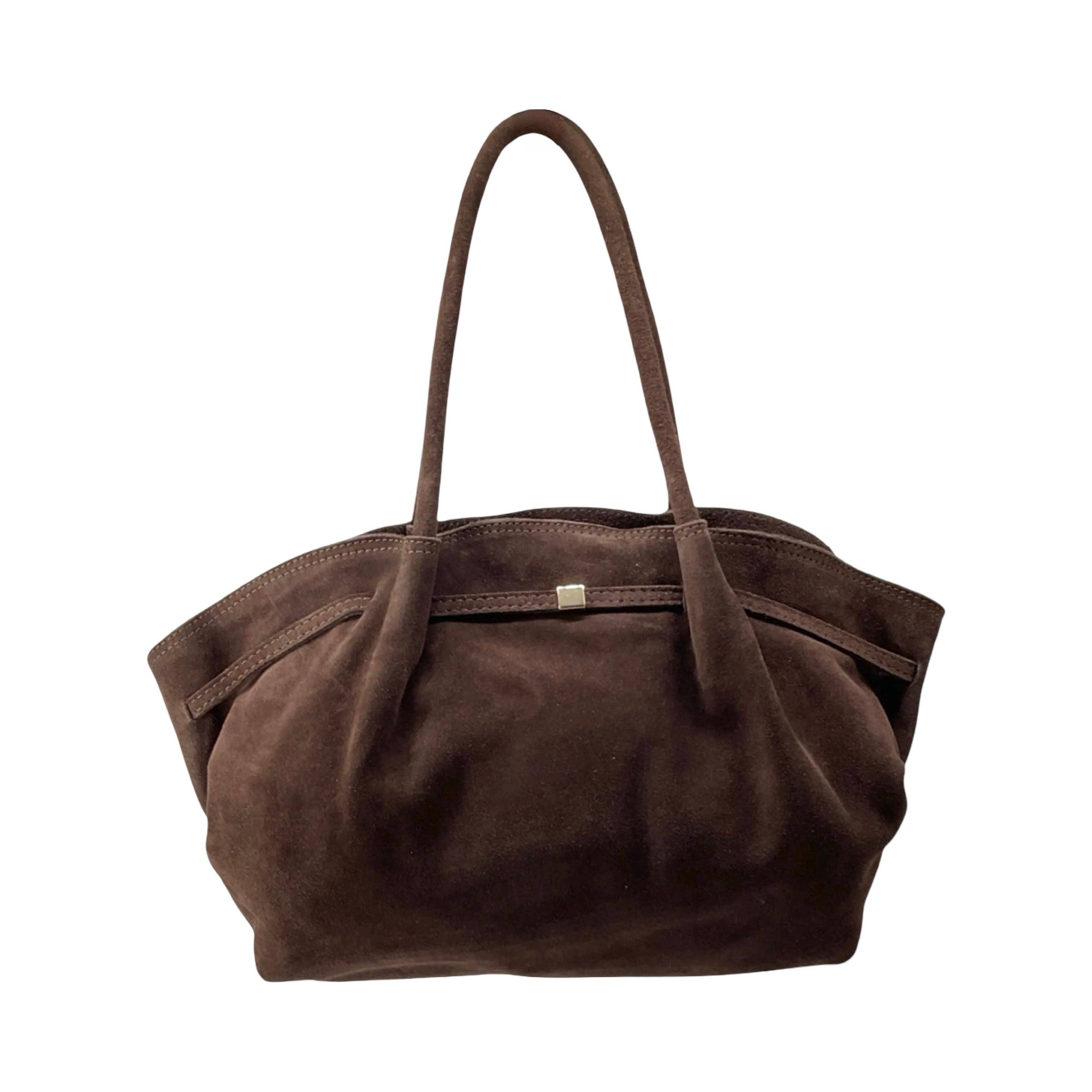 Louisa lee - Wholesale Tote Bag - Women's - SUEDE LEATHER SHOPPING BAG WEIM4