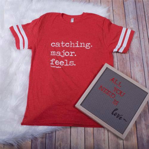 Catching Feels Striped -- Red for wholesale by Sweet Caroline Boutique