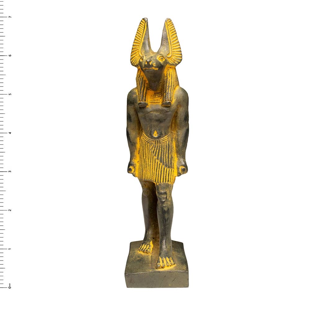 Discoveries, Inc. - Wholesale Decorative Figurine - Anubis Antique Gold Lg - 7"1
