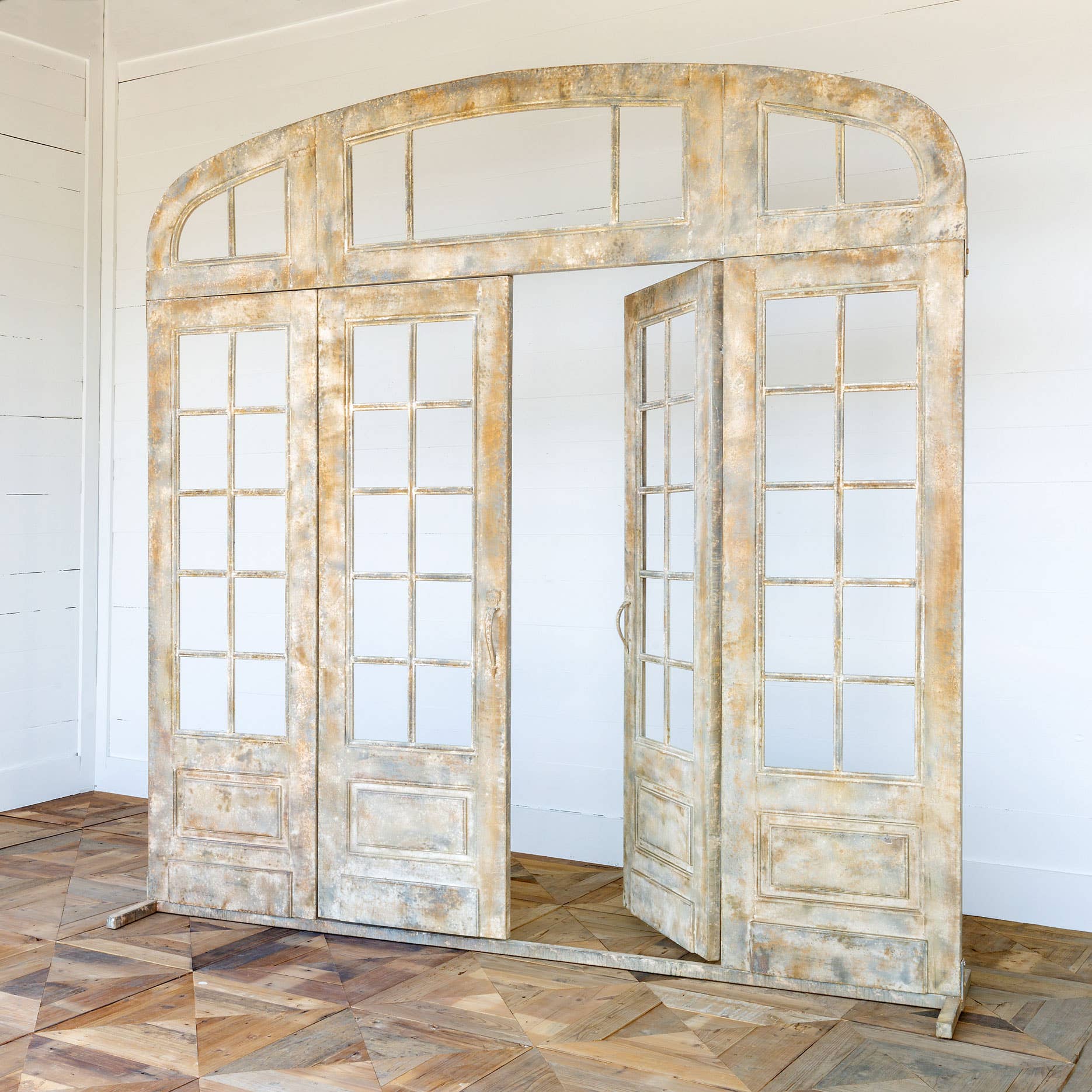 Park Hill Collection - Vente Figurine décorative - Porte-fenêtre en métal avec façade supérieure et latérale (3 boîtes)2