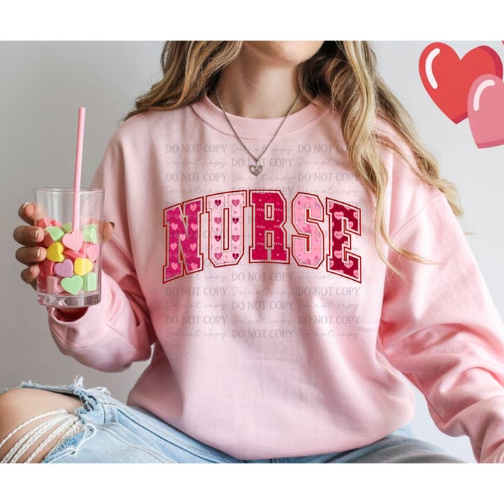 6632 - Nurse Valentine *DTF Transfer for wholesale by It's Transfer Time