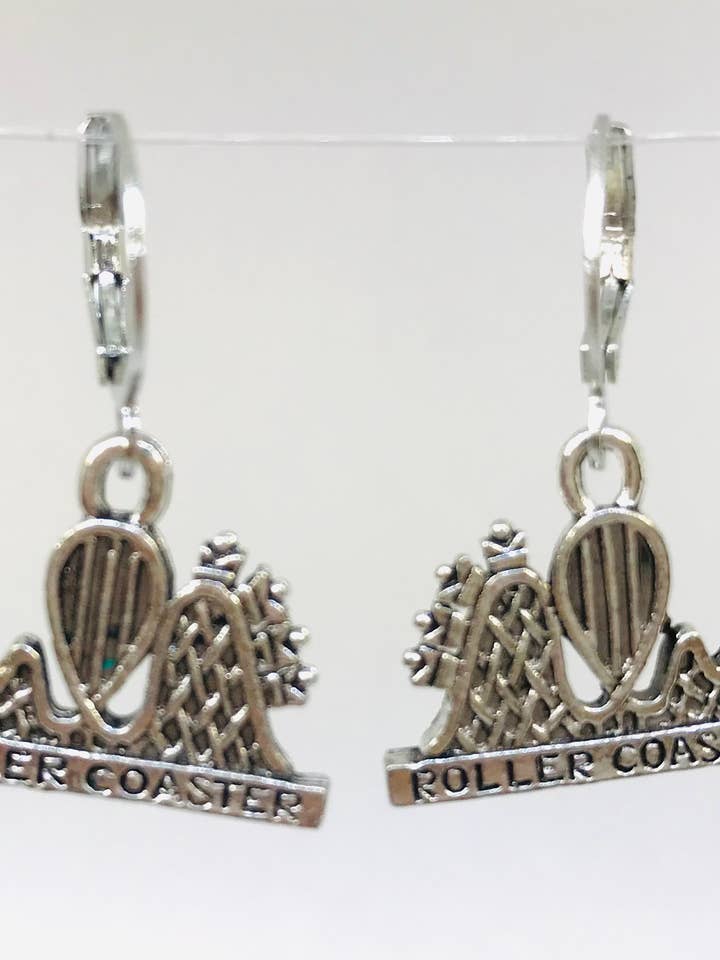 Roller Coaster Earrings, County Fair Gift for wholesale by SimpleNGreat