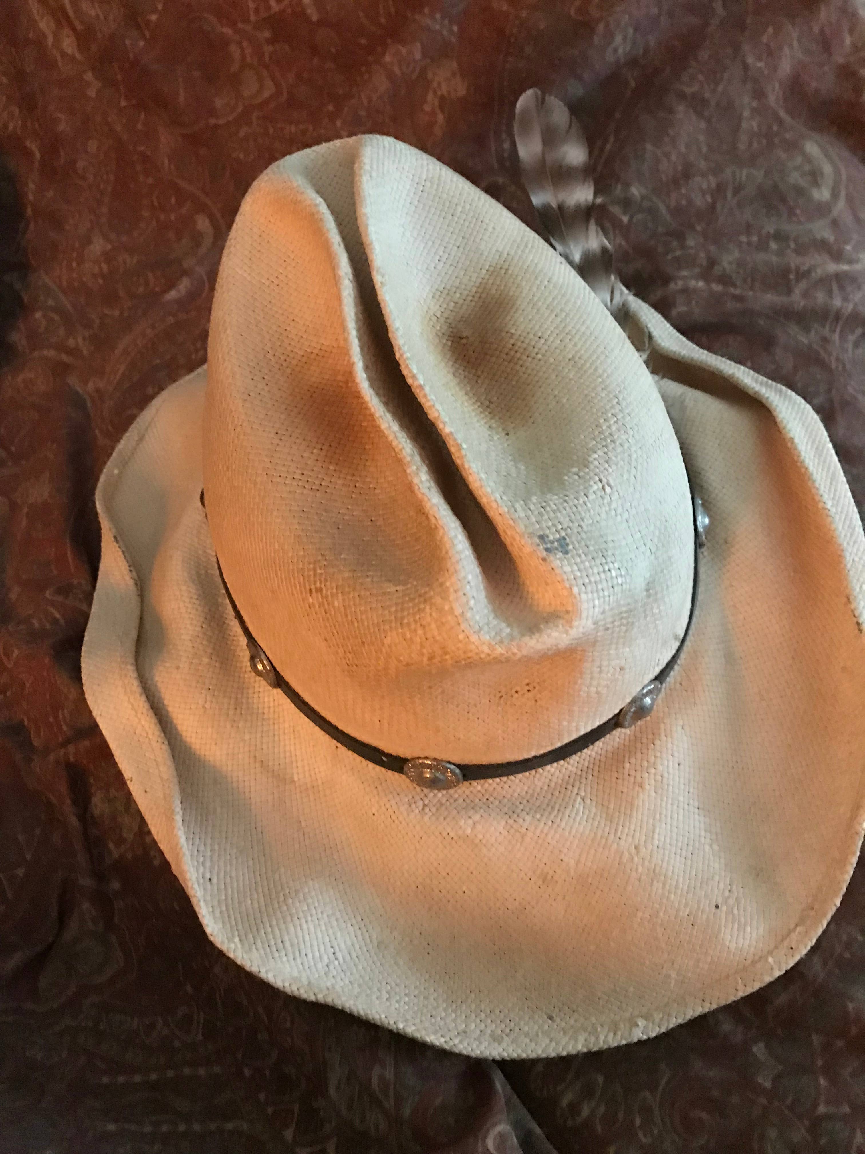 Hip Vintage Hats & More – wholesale Cowboy Hat – Women’s – Hip Vintage Distressed Cowboy Hat w/ Silver Concho Hatband19