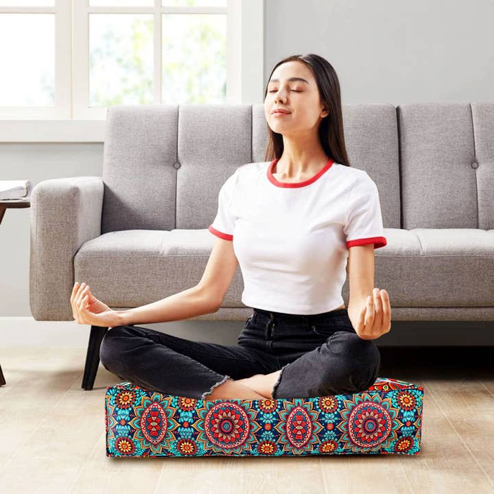Yoga Floor Pillow Cushion for Fireplace Living Room Sitting  for wholesale by Cozy Trends