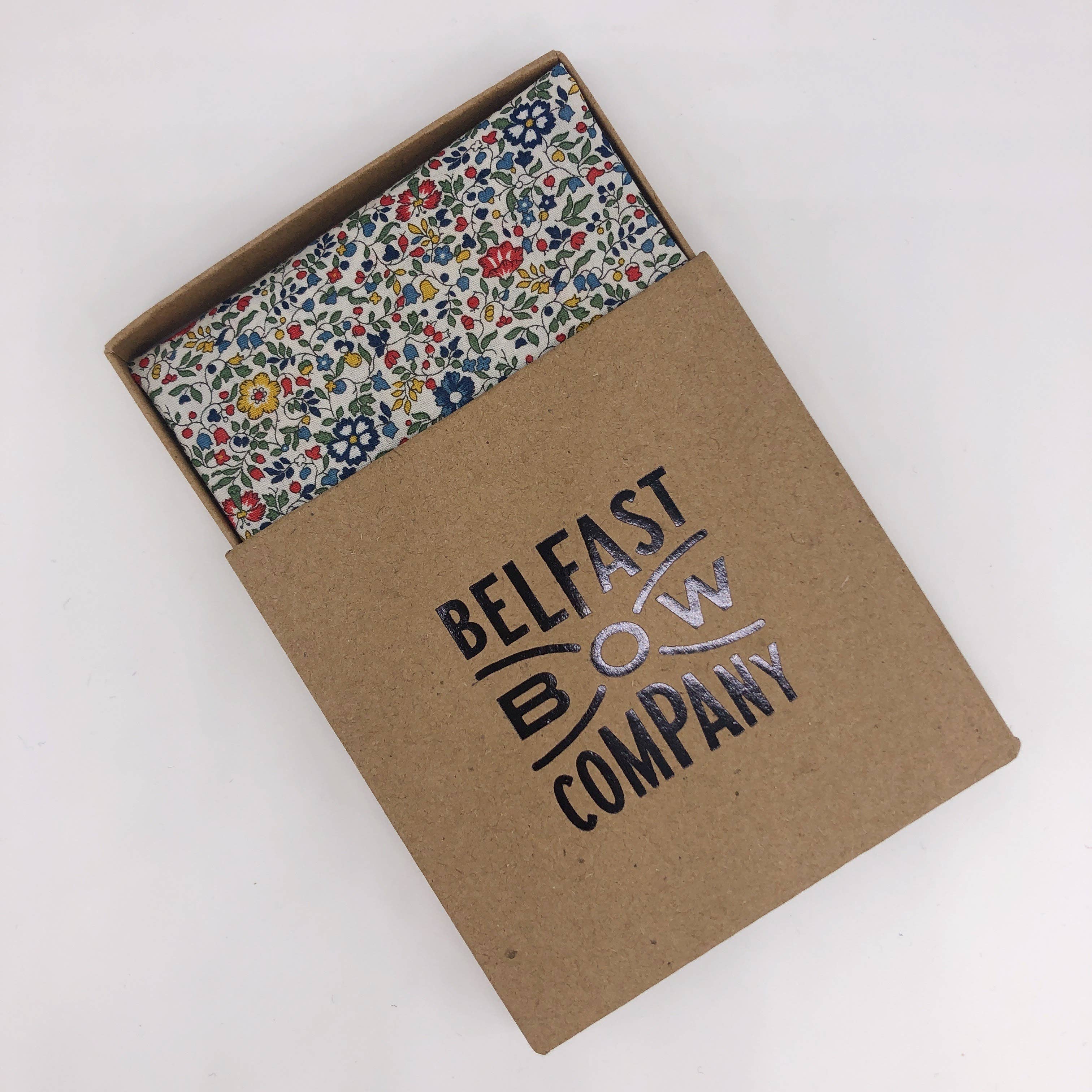 Belfast Bow Company - Wholesale Pocket Square - Men's - Liberty of London Pocket Square in Multi Ditsy Floral1