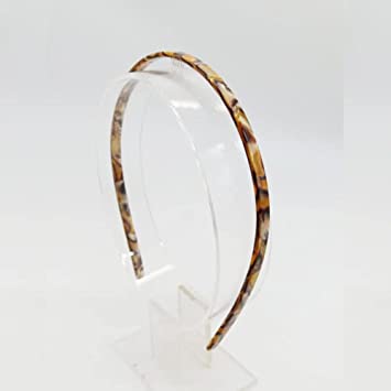 CARAVAN® Hand Made Headband Onyx Color.25" Of Celluloid for wholesale by CARAVAN J NAHON IMPORT