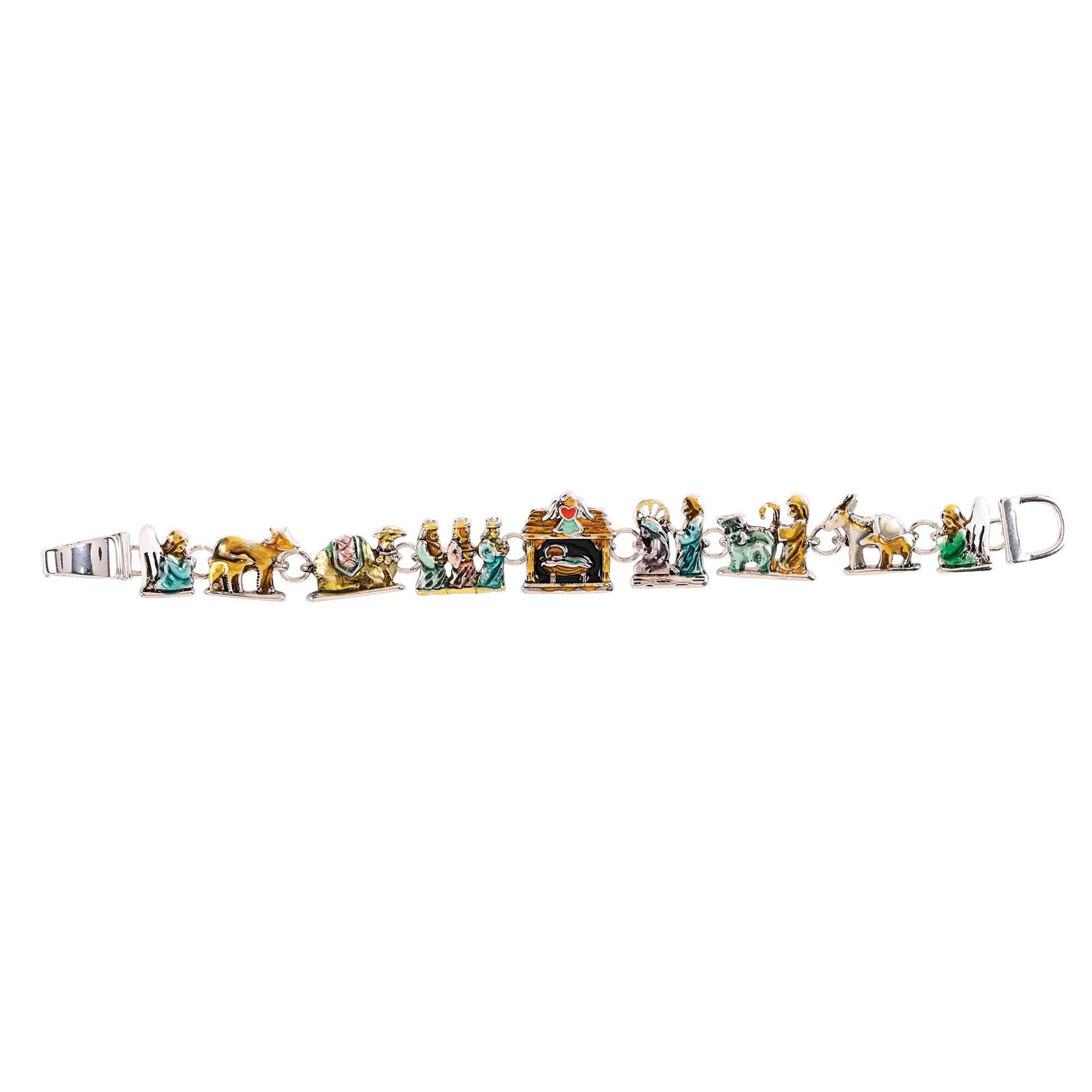 Dicksons - Wholesale Charm/Dangle Bracelet - Bracelet The Nativity Silver-Plated1