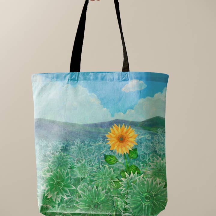 Field of Awakening Tote Bag for wholesale by Inclusive Art House