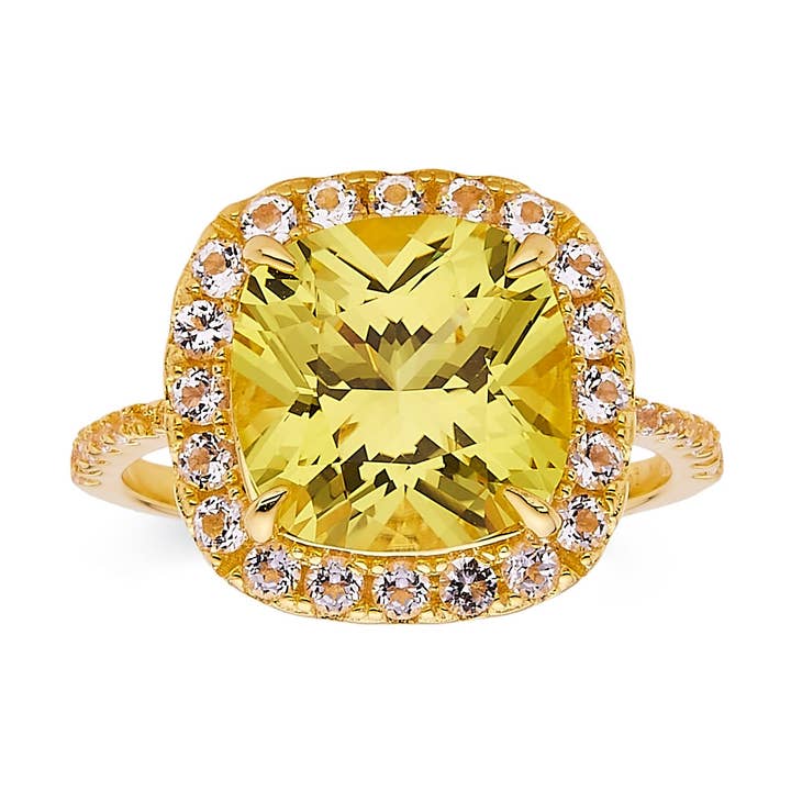 18K Gold Plated Silver Created Canary Sapphire Cushion Ring and other Purchase Wholesale birthstone jewelry#:~:text=18k%20gold%20pvd%20teardrop%20birthstone,charming%20birthstone%20charm%20collection. Free Returns & Net 60 Terms on Faire trending on Faire.
