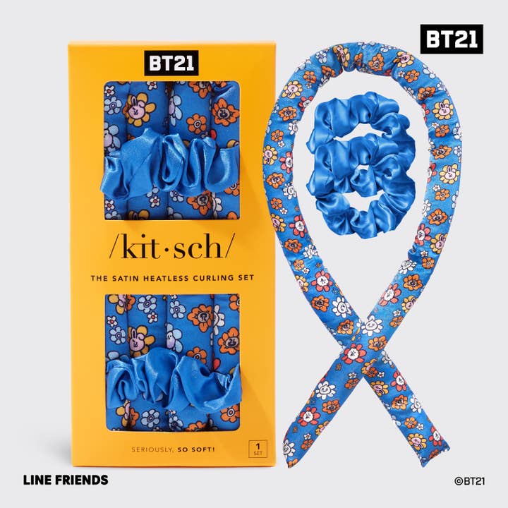 KITSCH - Vendita all'ingrosso Bigodini - BT21 x Kitsch set per arricciare senza calore - Universtar