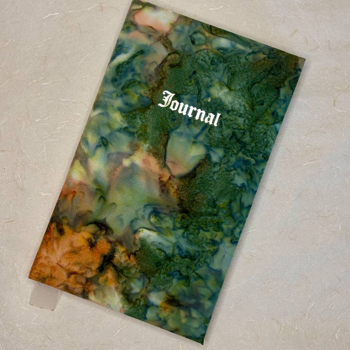 Petrichor & Co. - Wholesale Journal/Diary - Handmade Puffy Journal – Upcycled Thrifted Fabric, 100 Pages7