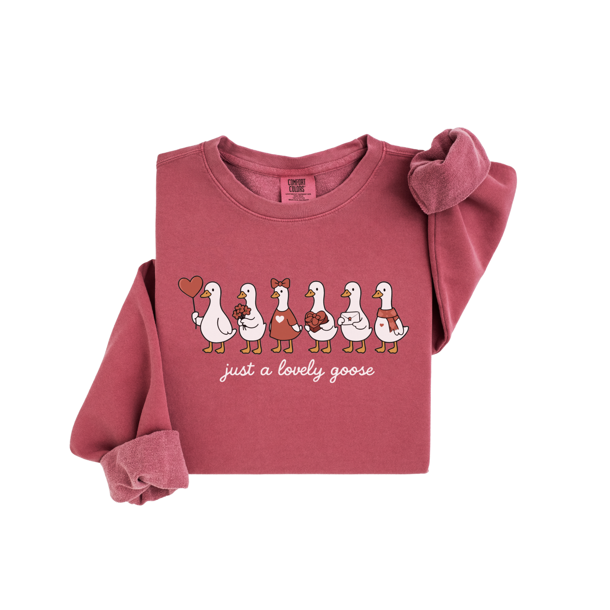 KNOTS + NOOK - Wholesale Graphic Sweatshirt - Women's - LOVELY GEESE SWEATSHIRT2