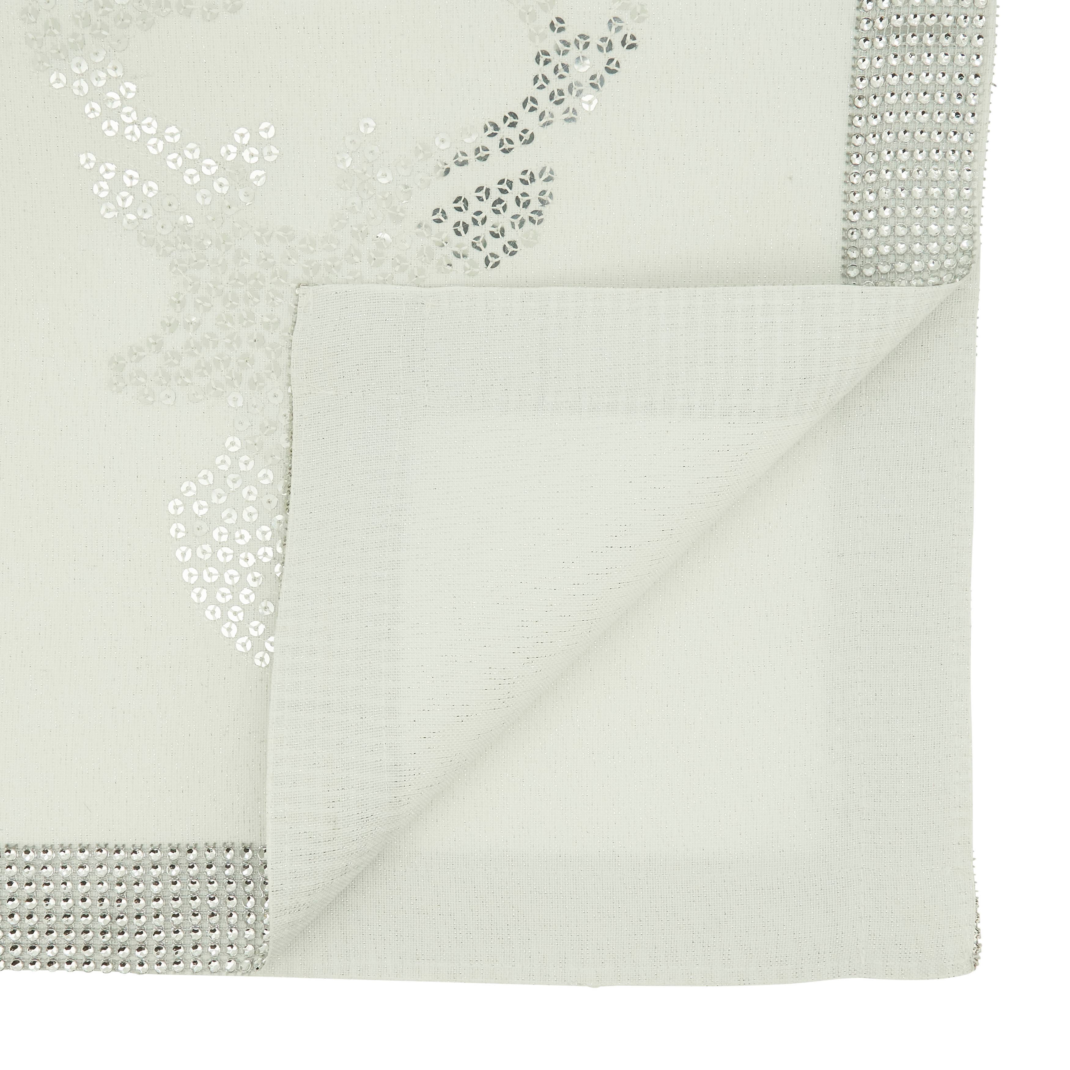 Silver Sequin Reindeer Runner for wholesale on Faire2