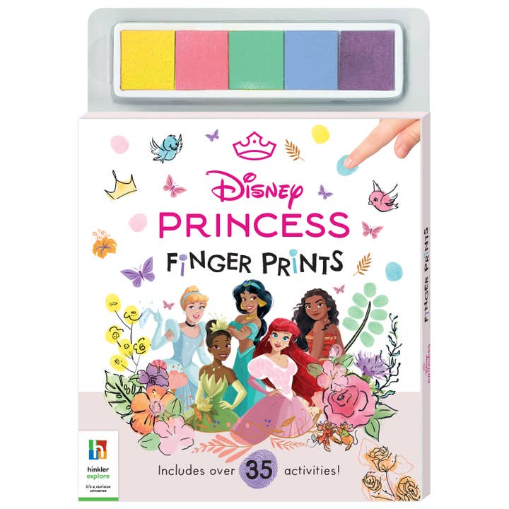 Hinkler - Wholesale Colouring book – Child & baby - Disney Princess Finger Prints