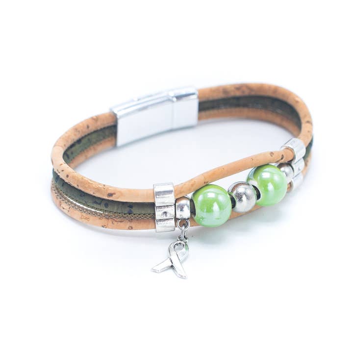 Meninas Bonitas Cork - Wholesale Beaded bracelet - Beaded Handmade Cork Bracelet BR-422-MIX-53