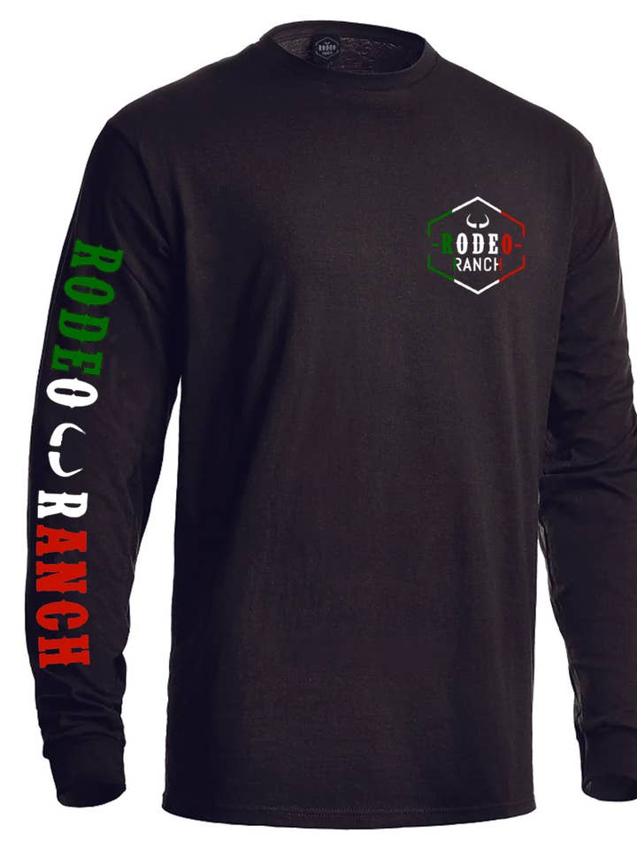 Rodeo Ranch El Rodeo Long Sleeve Shirt - Black for wholesale by Rodeo Ranch
