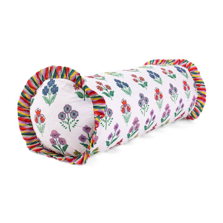 Almohada Ruffle Bolster - Santini para venta al por mayor de Furbish Studio