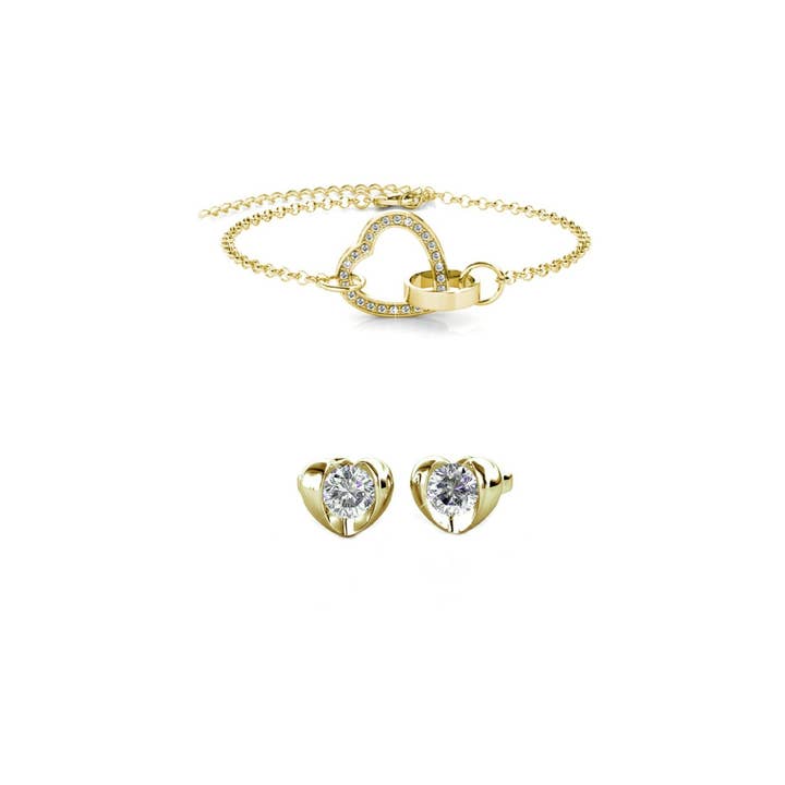 Simply Love Locked Heart Jewelry Set and Box for wholesale by CARALI / MYC Paris