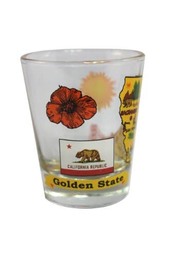 7 Star - Venta al por mayor Vaso de chupito - Vaso de chupito California State 22