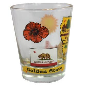 7 Star - Venta al por mayor Vaso de chupito - Vaso de chupito California State 22